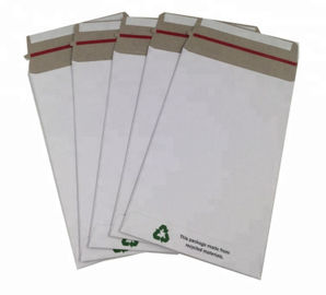 中国 再生利用できる白いボール紙の封筒は、郵送のための封筒を折りません 工場